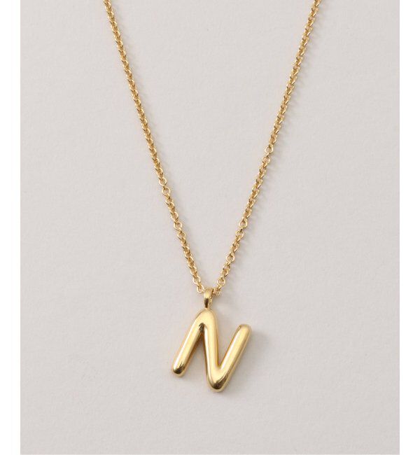 IENA「JOSEPHINE STUDIO/ジョセフィン・ストゥディオ LETER CHARM SMALL N ネックレス」|ネックレス|ゴールド