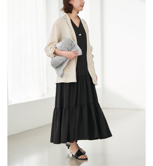 SLOBE IENA「《WEB限定》ティアードワンピース」|ワンピース|