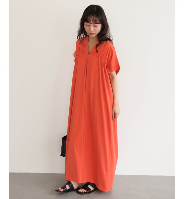 SLOBE IENA「《WEB・一部店舗限定カラーあり》スキッパーワンピース」|ワンピース|
