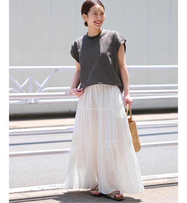JOURNAL STANDARD relume「《追加3》刺繍ロゴフレンチTEE」|Tシャツ・カットソー|