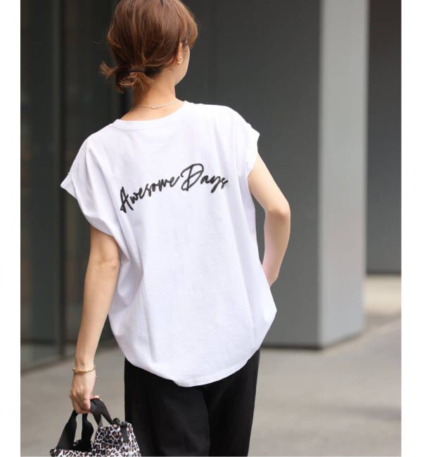 JOURNAL STANDARD relume「《追加3》刺繍ロゴフレンチTEE」|Tシャツ・カットソー|