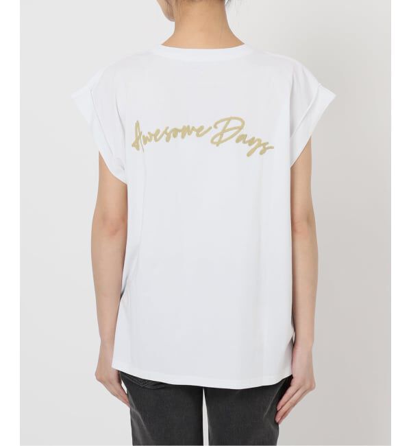 JOURNAL STANDARD relume「《追加3》刺繍ロゴフレンチTEE」|Tシャツ・カットソー|