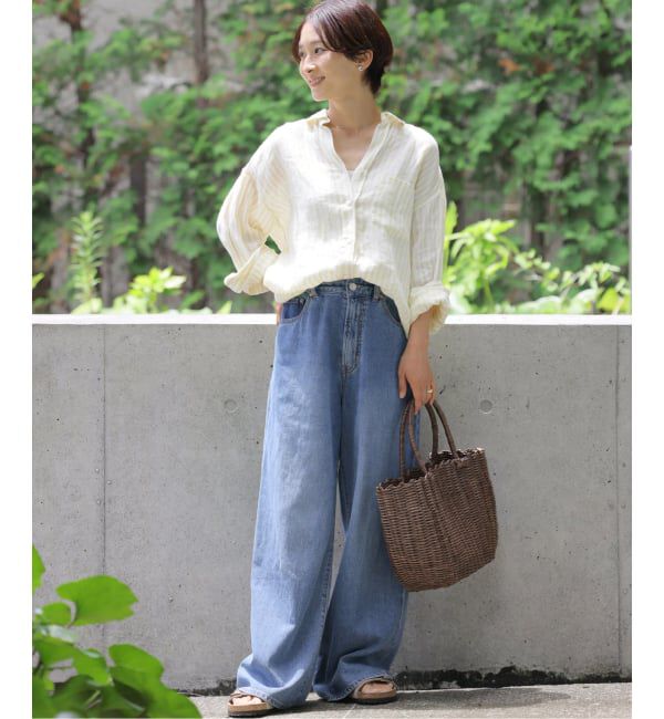 JOURNAL STANDARD relume「No.66フレンチリネンビッグスキッパー」|シャツ・ブラウス|
