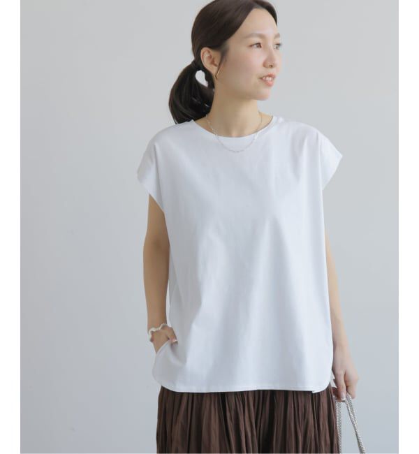 JOURNAL STANDARD relume「《追加2》オーガニックコットン汗染み防止タックプルオーバー」|Tシャツ・カットソー|