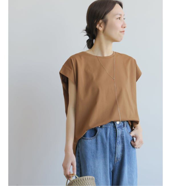 JOURNAL STANDARD relume「《追加2》オーガニックコットン汗染み防止タックプルオーバー」|Tシャツ・カットソー|