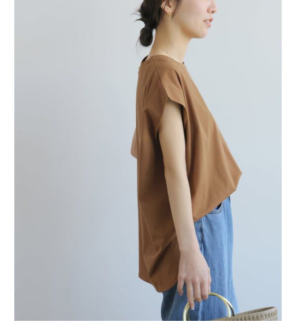 JOURNAL STANDARD relume「《追加2》オーガニックコットン汗染み防止タックプルオーバー」|Tシャツ・カットソー|