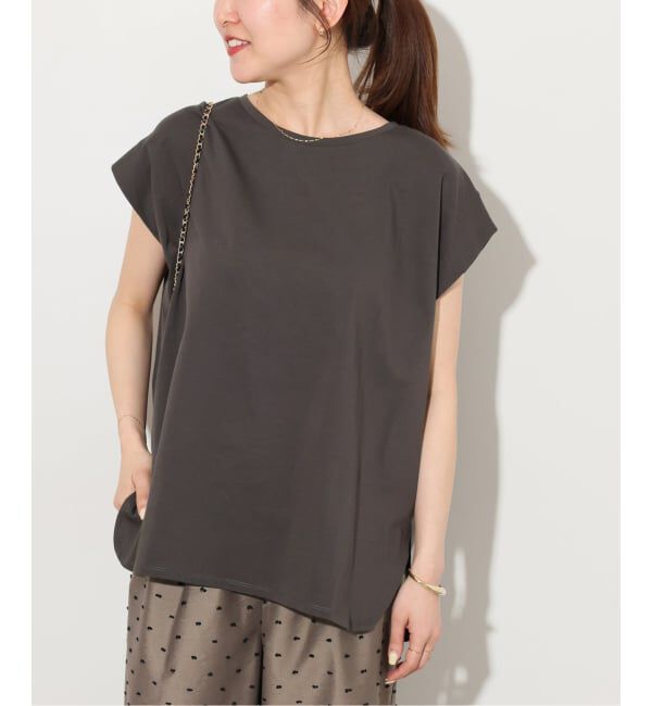 JOURNAL STANDARD relume「《追加2》オーガニックコットン汗染み防止タックプルオーバー」|Tシャツ・カットソー|