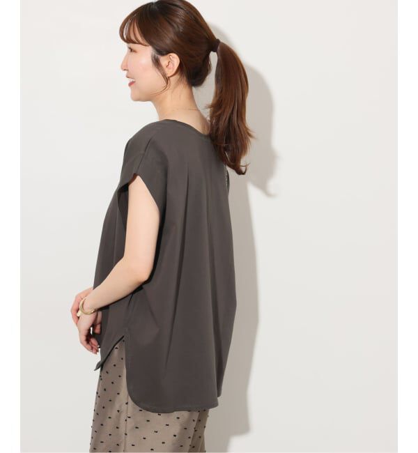 JOURNAL STANDARD relume「《追加2》オーガニックコットン汗染み防止タックプルオーバー」|Tシャツ・カットソー|