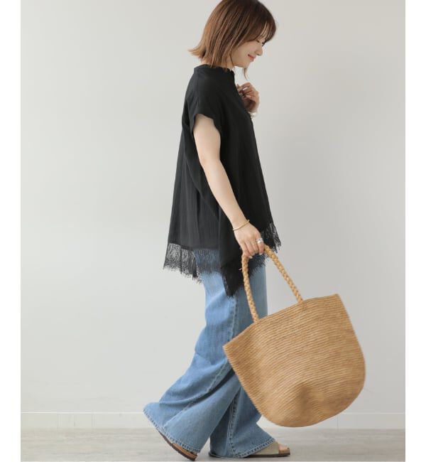 JOURNAL STANDARD relume「《WEB限定》バンドカラーレース付きブラウス」|シャツ・ブラウス|