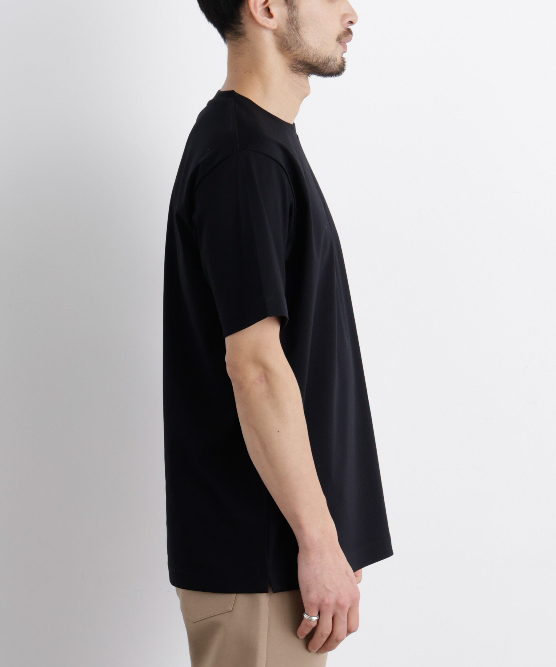 NANO universe「アンチスメル クルーネックTシャツ 半袖」|Tシャツ・カットソー|