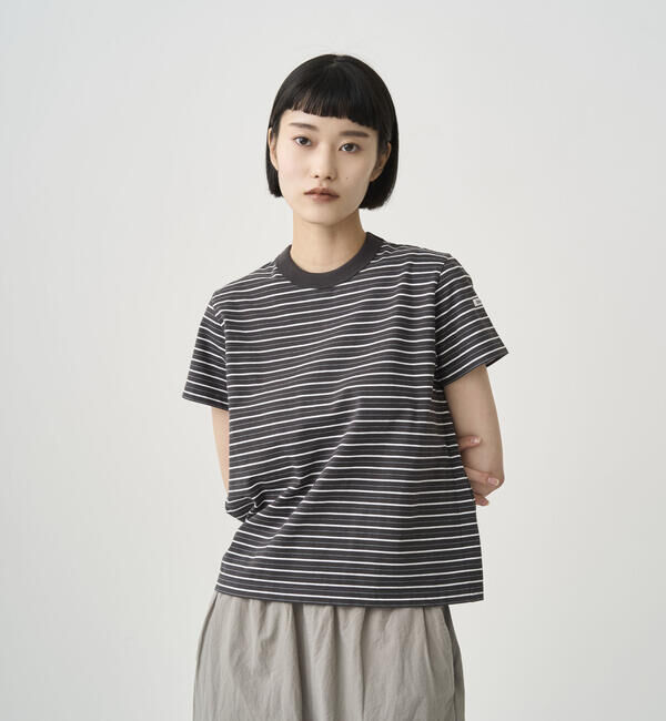 ORCIVAL「ORCIVAL | コットン ストレッチ クルーネック半袖Tシャツ WOMEN」|Tシャツ・カットソー|