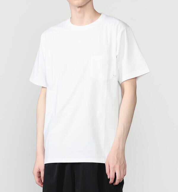  「NEUTRALWORKS. |〈別注〉クルーネック ポケットTシャツ MEN」|Tシャツ・カットソー|WHITE
