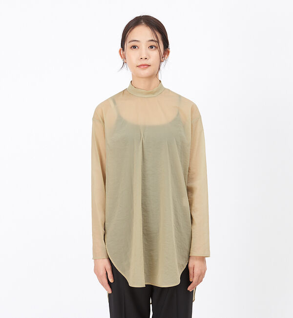 Rouge vif「シースルーブラウス」|シャツ・ブラウス|