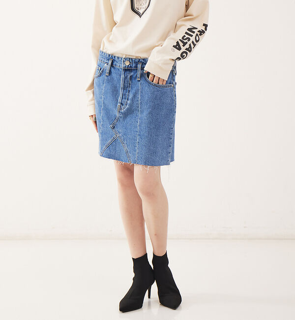 The Store by C' 「【ANINE BING】CONNIE SKIRT / ミニスカート」|スカート|インディゴ