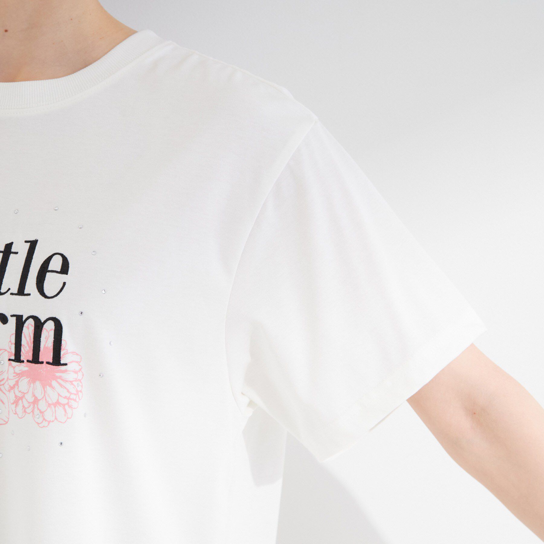 SHOO･LA･RUE「【ひんやり/S-LL】選べる4柄　デイリー使いにぴったりなアソートTシャツ」|Tシャツ・カットソー|