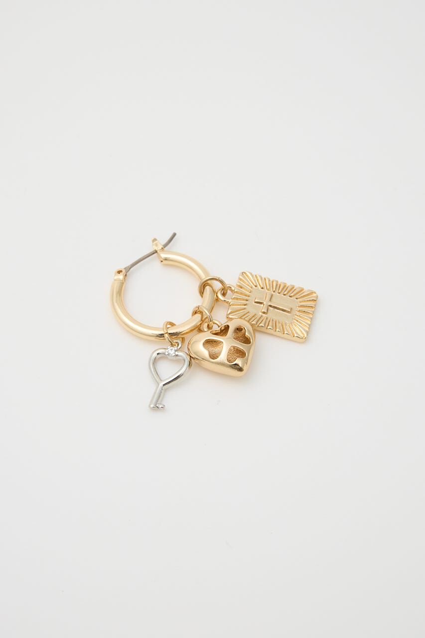 SLY「HOOP CHARM ピアス」|ピアス|