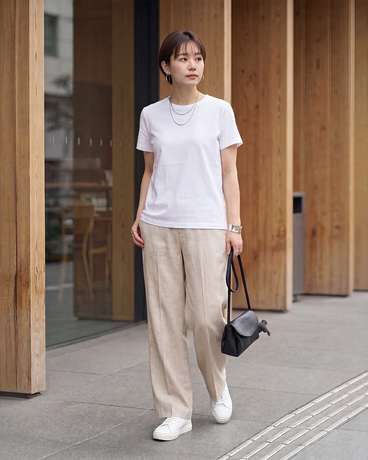 STYLE DELI「【DELI by】エレファントチャーム付きリアルレザーショルダーバッグ」|ショルダー・メッセンジャー|