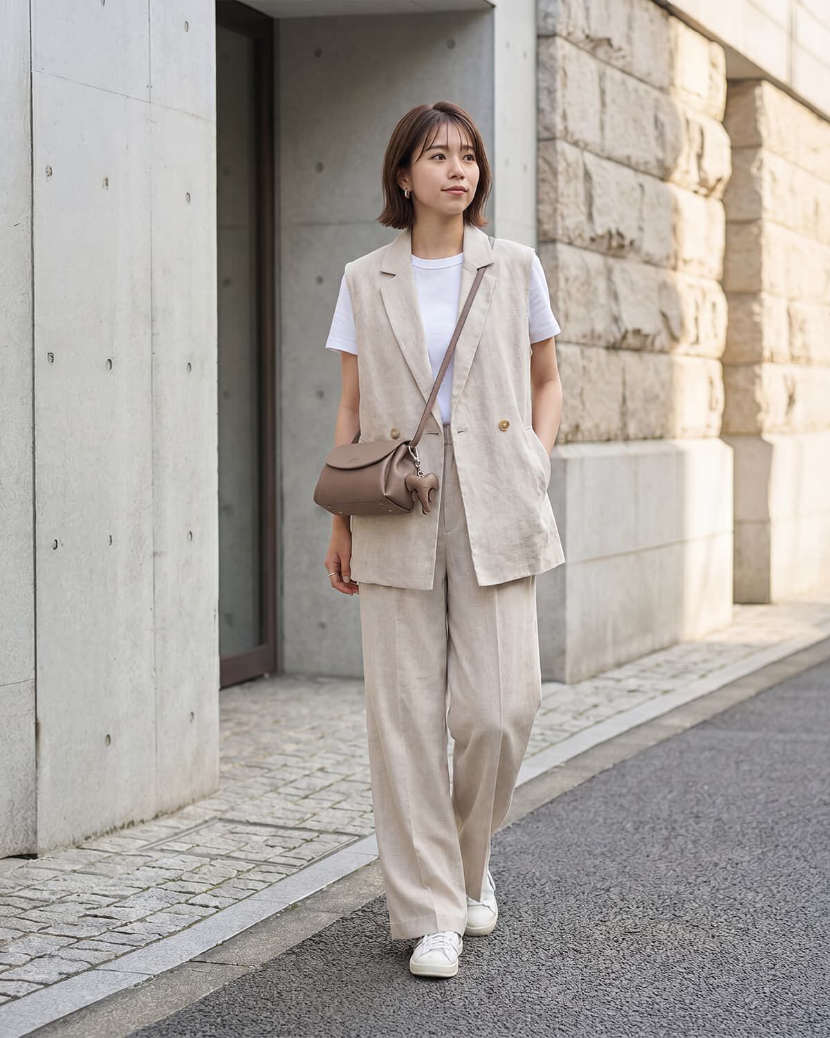 STYLE DELI「【DELI by】エレファントチャーム付きリアルレザーショルダーバッグ」|ショルダー・メッセンジャー|