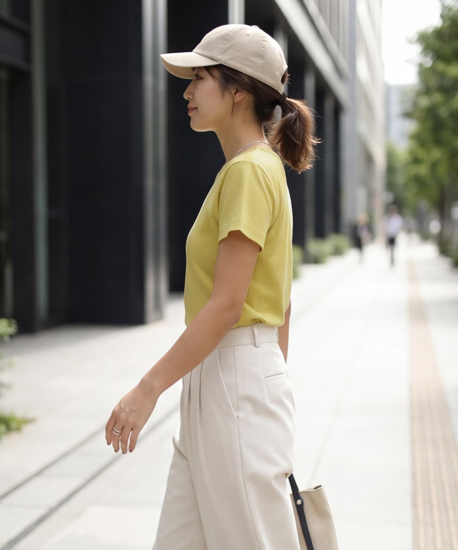STYLE DELI「【Made in JAPAN】フライス半袖カットソートップス」|Tシャツ・カットソー|