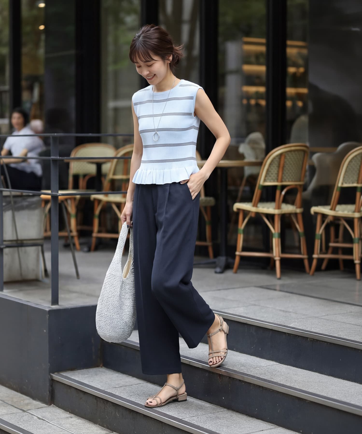 STYLE DELI「半端丈ラクちんポンチタックパンツ」|その他|