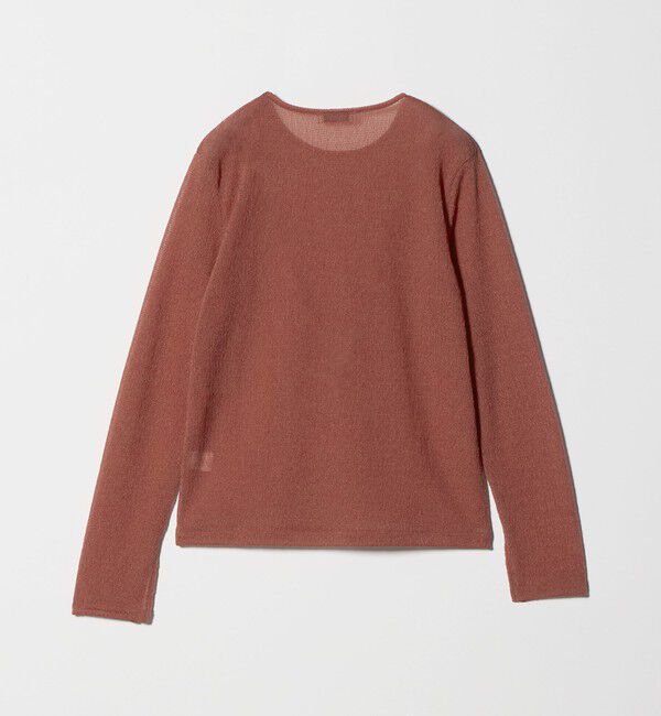 UNITED ARROWS green label relaxing「シャーリング シアー ロングスリーブ プルオーバー カットソー」|Tシャツ・カットソー|
