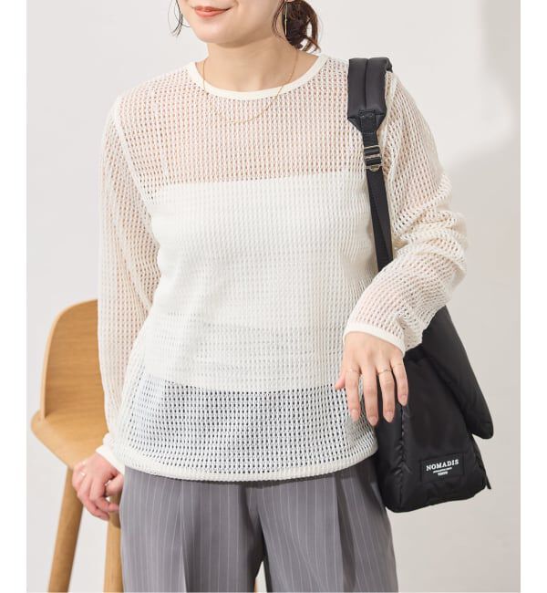 JOURNAL STANDARD「メッシュ クルーネック プルオーバー」|その他|