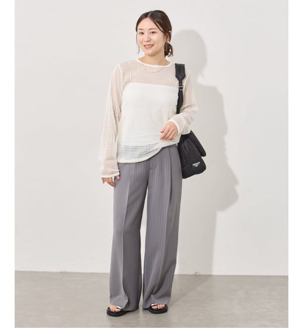 JOURNAL STANDARD「メッシュ クルーネック プルオーバー」|その他|