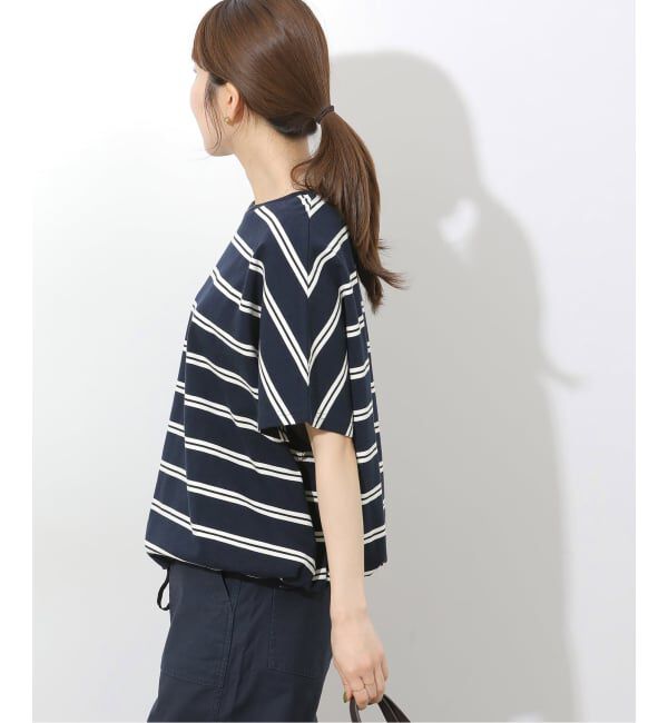 JOURNAL STANDARD relume「《追加3》フレンチスリーブボーダーTシャツ」|Tシャツ・カットソー|