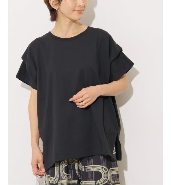 JOURNAL STANDARD relume「《追加3》ショルダータックルーズプルオーバー」|Tシャツ・カットソー|ブラック