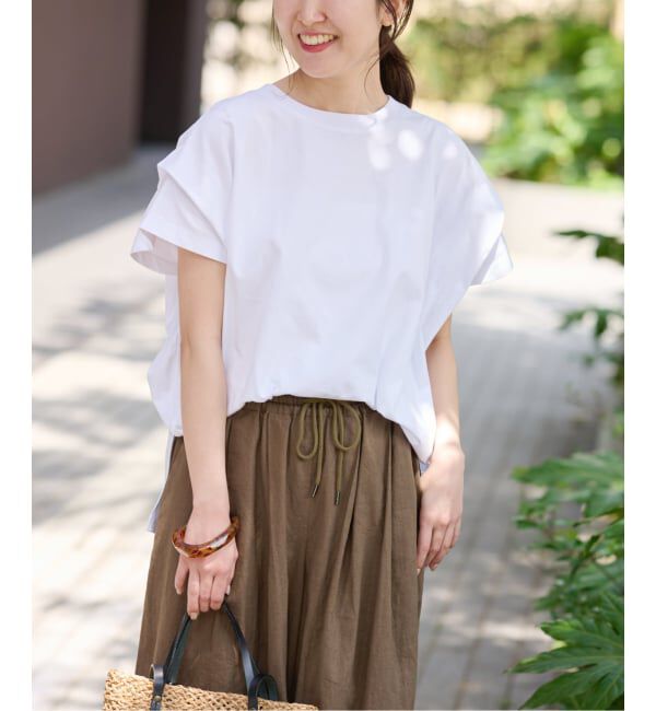 JOURNAL STANDARD relume「《追加3》ショルダータックルーズプルオーバー」|Tシャツ・カットソー|ホワイト