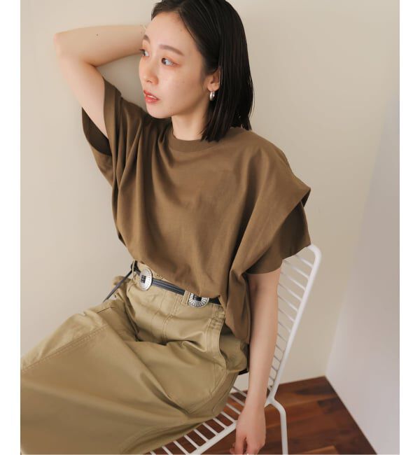 JOURNAL STANDARD relume「《追加3》ショルダータックルーズプルオーバー」|Tシャツ・カットソー|ブラウン