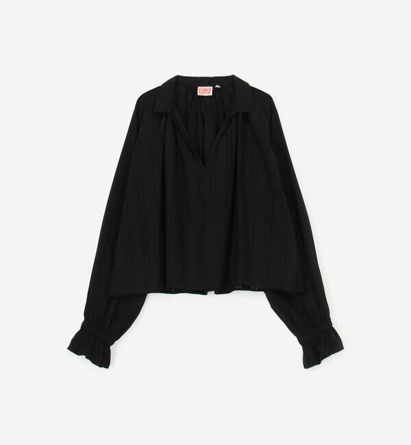  「INDIA INDUSTRY | コットン 長袖スキッパーシャツ WOMEN」|シャツ・ブラウス|