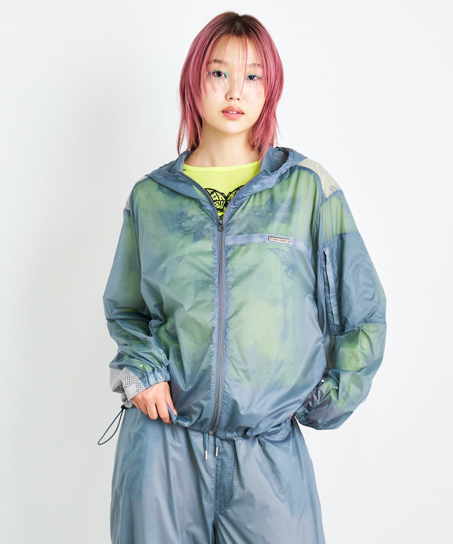 SENSE OF PLACE by URBAN RESEARCH「ANNA SUI NYC　シアーリップアクティブジャケット」|その他|グレー