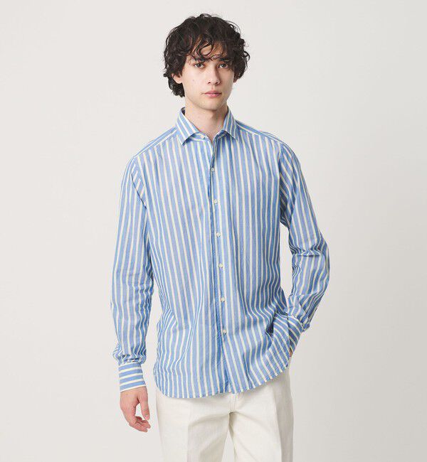 UNITED ARROWS「＜GUY ROVER＞ ストライプ シャツ」|シャツ・ブラウス|COBALT