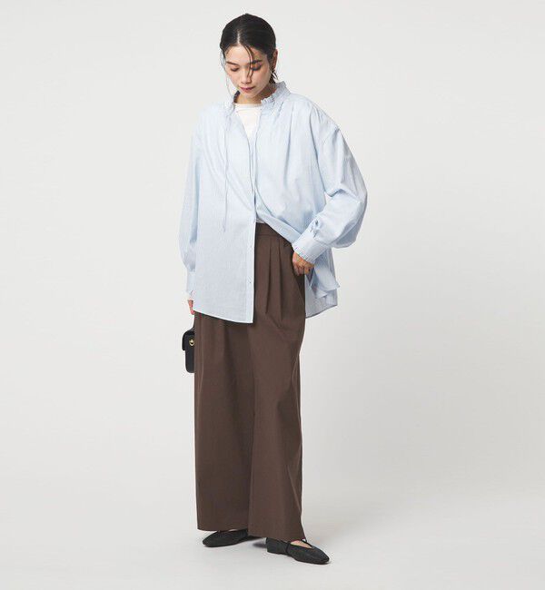 UNITED ARROWS green label relaxing「［size SHORT/TALLあり］オルマイ LI/MIX ワイド パンツ」|その他|