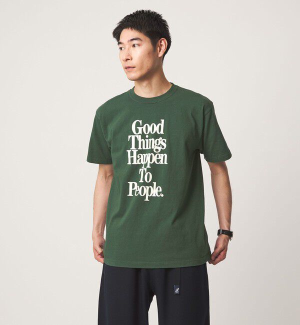 UNITED ARROWS green label relaxing「＜OAFISH＞GOOD THINGS 半袖 Tシャツ」|Tシャツ・カットソー|DK.GREEN