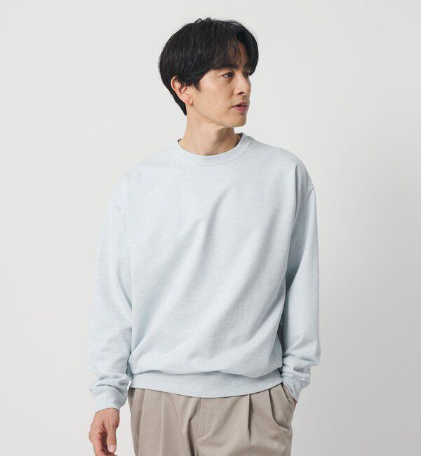 BEAUTY&YOUTH UNITED ARROWS「カネマサ莫大小 36G クルーネック スウェット -MADE IN JAPAN-」|Tシャツ・カットソー|LT.BLUE