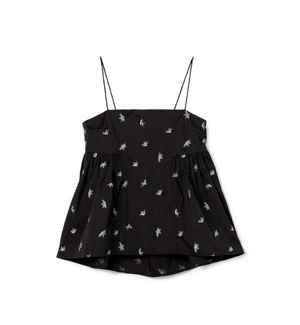 TOMORROWLAND BUYING WEAR「【別注】ne Quittez pas BLACK Camisole Embroidery トップス」|キャミソール|18 ブラック系