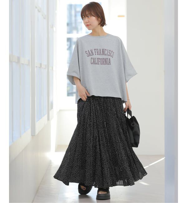 JOURNAL STANDARD relume「コットンボイルクリンクルマーメイドスカート（ドット柄）」|スカート|