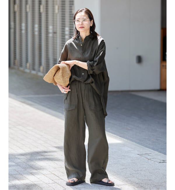 JOURNAL STANDARD「【TICCA / ティッカ】リネンカーゴパンツ」|カーゴ|