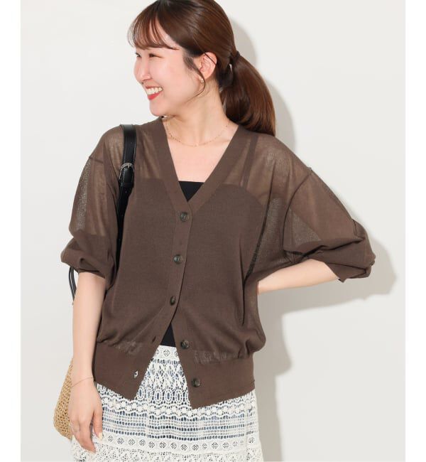 JOURNAL STANDARD relume「《WEB限定追加3》サマーニットVネックカーディガン」|カーディガン|