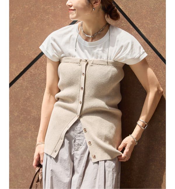 JOURNAL STANDARD「《予約》ウォッシャブルコットンシルクミックス ビスチェ」|その他|