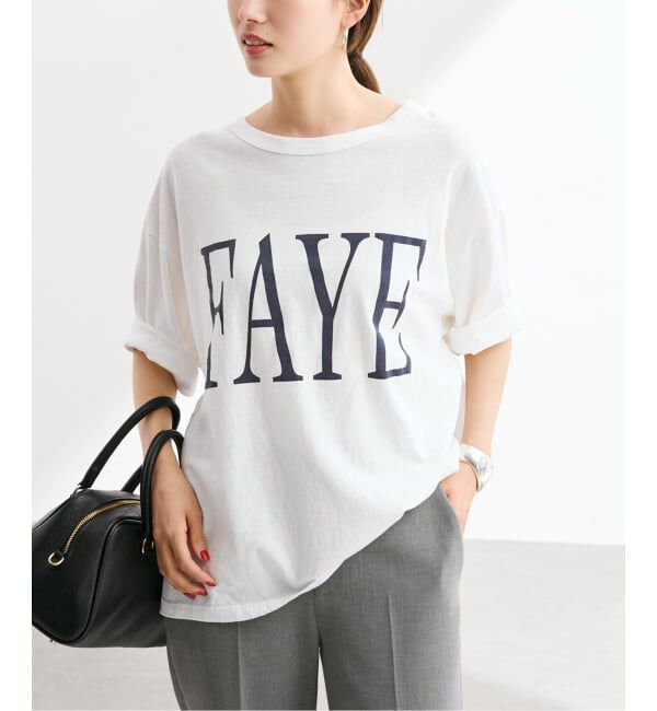 FRAMeWORK「≪WEB限定 / 追加予約≫ラフィー天竺ネームロゴTEE 3」|Tシャツ・カットソー|
