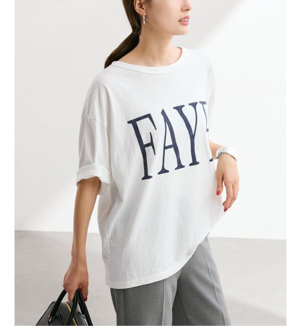 FRAMeWORK「≪WEB限定 / 追加予約≫ラフィー天竺ネームロゴTEE 3」|Tシャツ・カットソー|