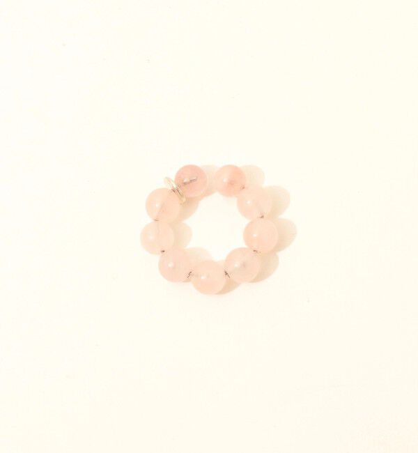 NOLLEY'S「【MUSSELS AND MUSCLES/マッソーズアンドマッソーズ】 SPHERES EARCUFF」|イヤーカフ|ベビーピンク