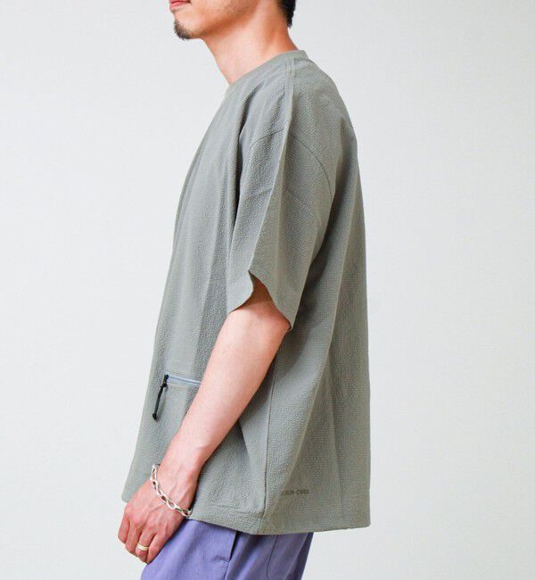 GLOSTER「【GERRY/ジェリー】Seersucker Vent Mesh S/S PO Shirt」|シャツ・ブラウス|