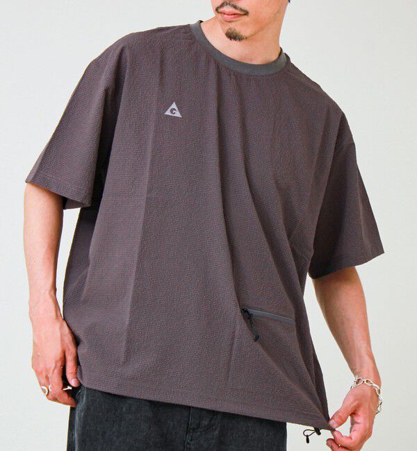GLOSTER「【GERRY/ジェリー】Seersucker Vent Mesh S/S PO Shirt」|シャツ・ブラウス|