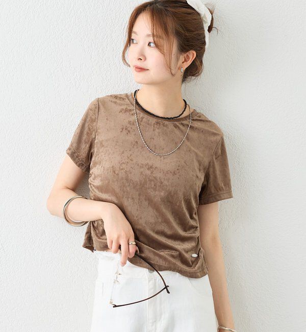  「ベロアTシャツ」|Tシャツ・カットソー|