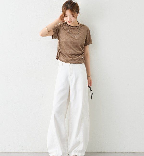  「ベロアTシャツ」|Tシャツ・カットソー|