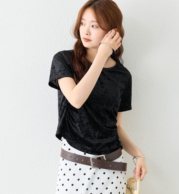  「ベロアTシャツ」|Tシャツ・カットソー|